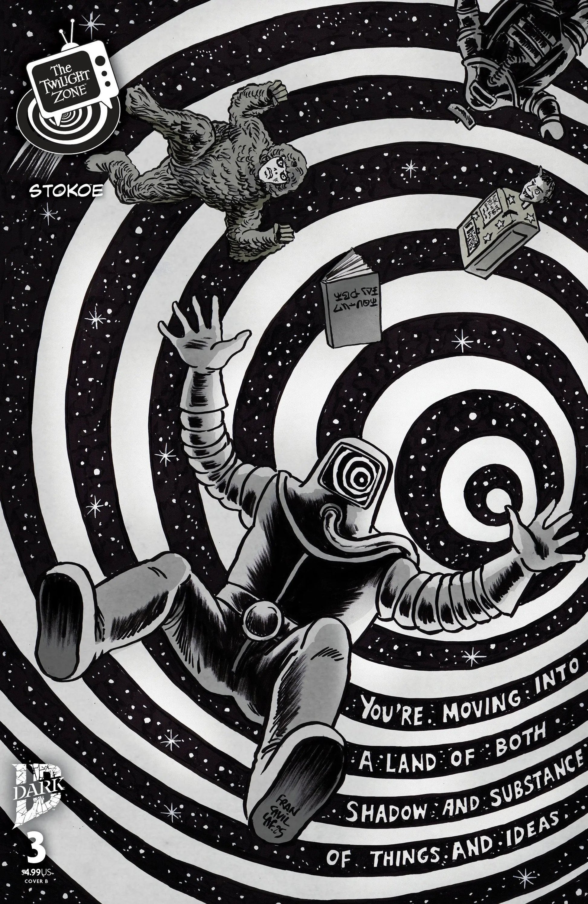 The Twilight Zone #3 Variant B (Francavilla Connecting Cover) IDW Publishing