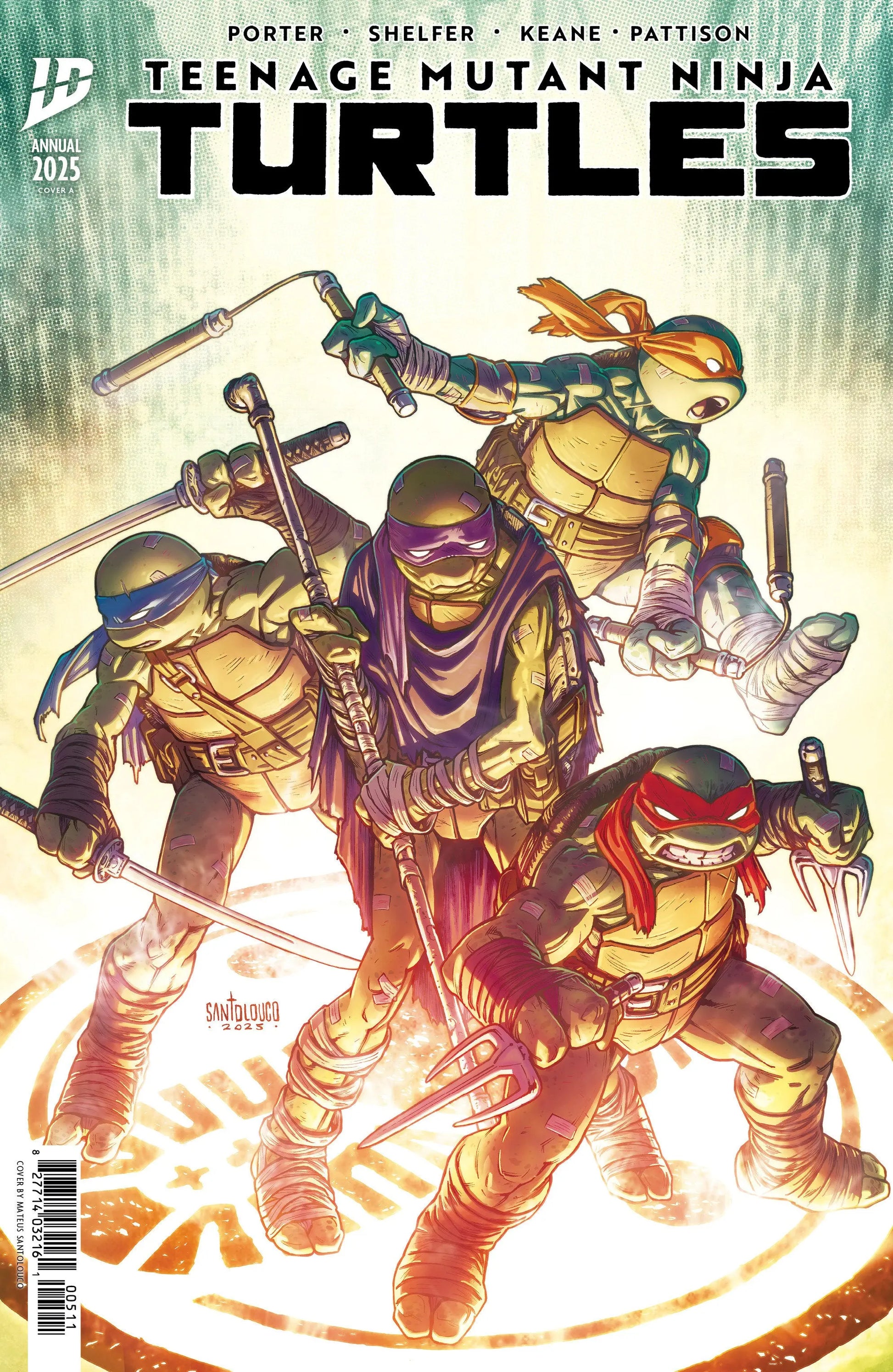 Teenage Mutant Ninja Turtles: Annual 2025 Cover A (Santolouco) IDW Publishing