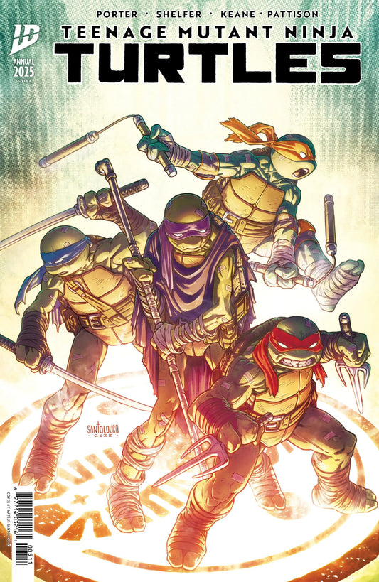 Teenage Mutant Ninja Turtles: Annual 2025 Cover A (Santolouco) IDW Publishing