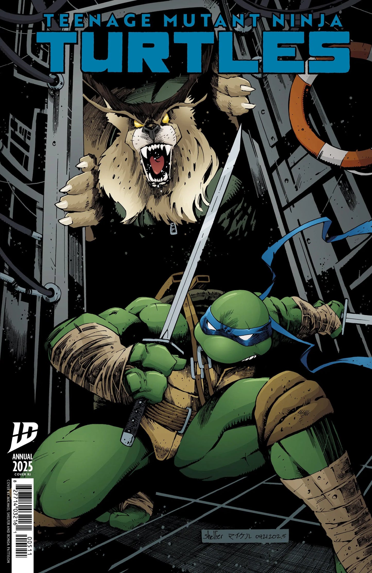 Teenage Mutant Ninja Turtles: Annual 2025 Variant INCENTIVE (25) (Shelfer) 1:25 IDW Publishing