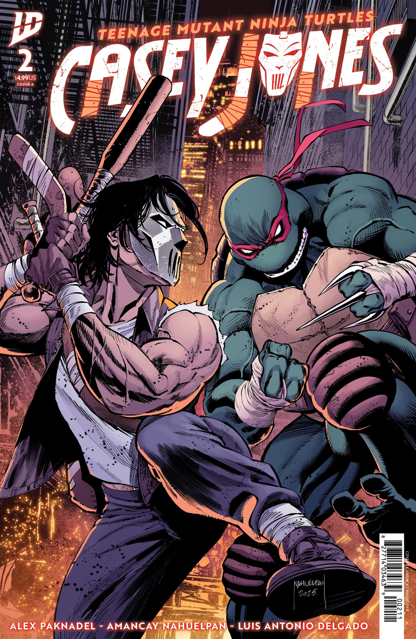 Teenage Mutant Ninja Turtles: Casey Jones #2 Cover A (Nahuelpan) IDW Publishing