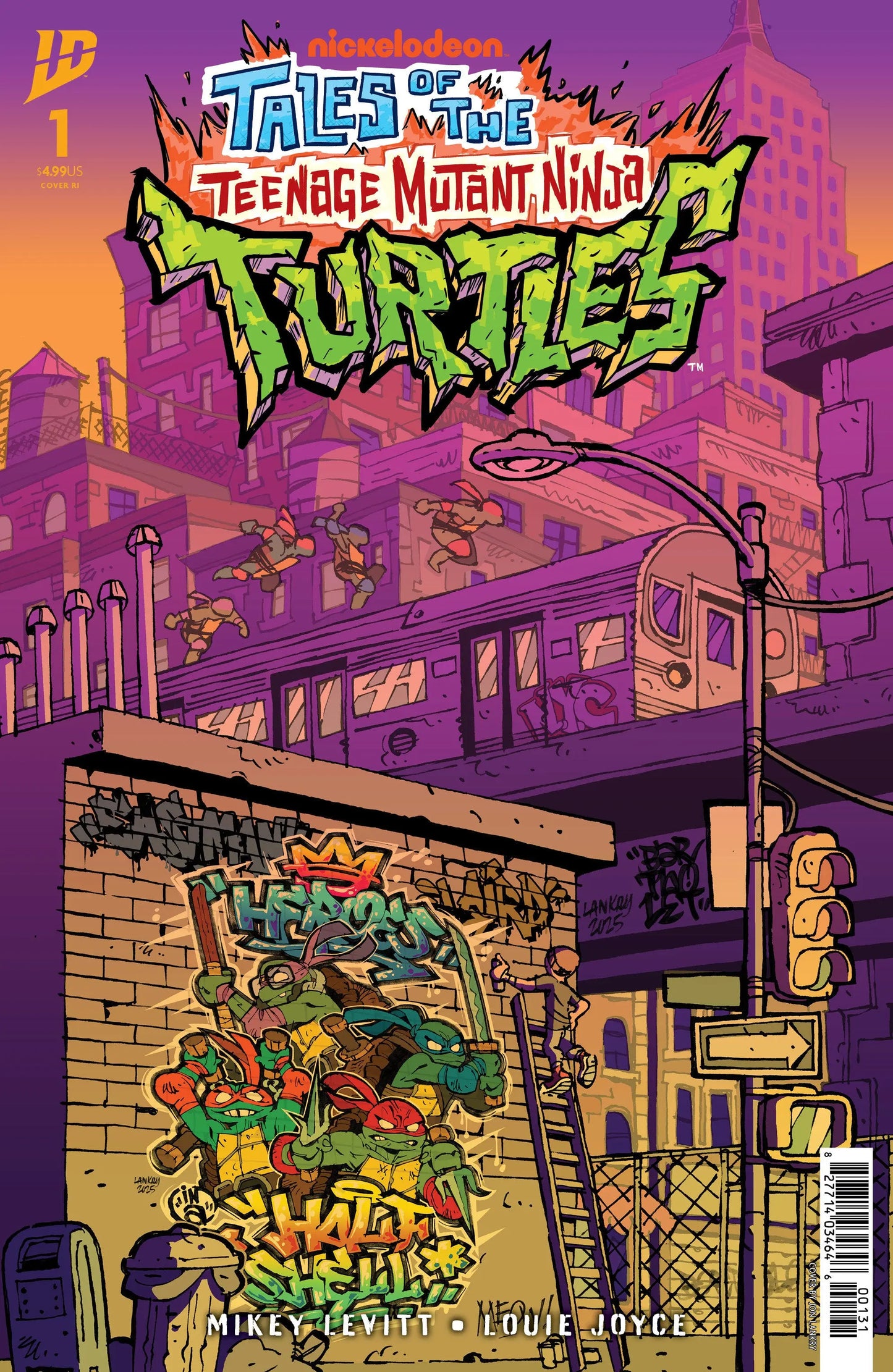 Tales of the Teenage Mutant Ninja Turtles #1 Variant INCENTIVE (25) (Lankry) 1:25 IDW Publishing