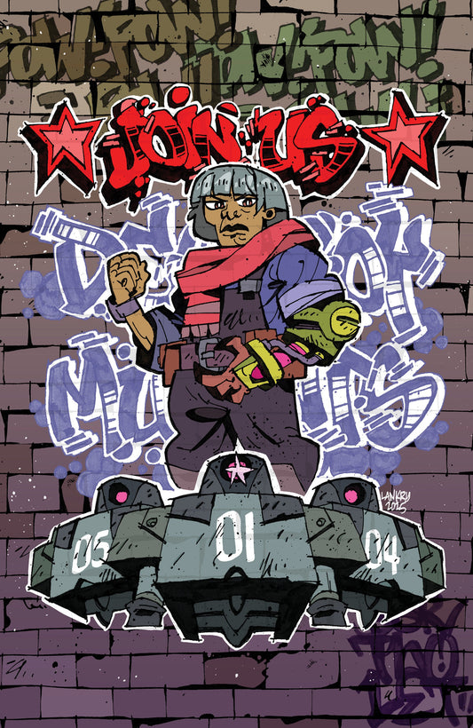 Tales of the Teenage Mutant Ninja Turtles #3 Variant RI (25) (Lankry Mural Full Art) 1:25 IDW Publishing