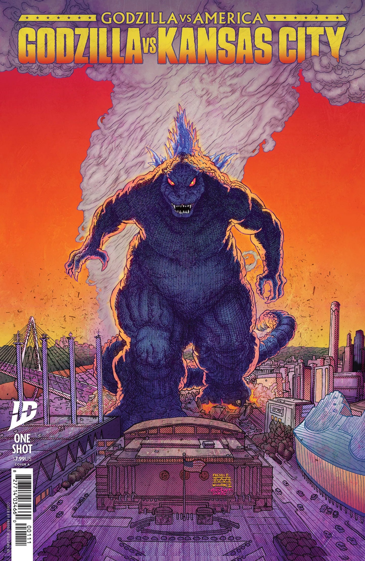 Godzilla Vs. America: Kansas City Cover A (Williams II & Moody) IDW Publishing