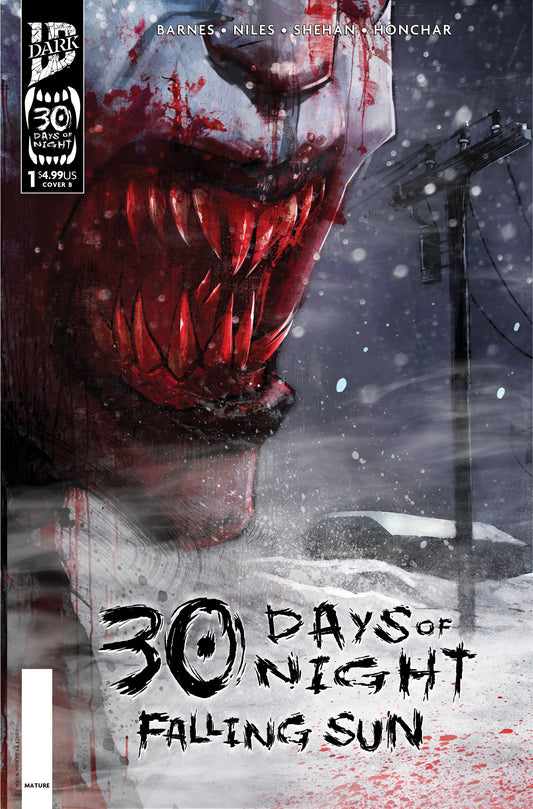 30 Days of Night: Falling Sun #1 Variant B (Damien Worm) IDW Publishing