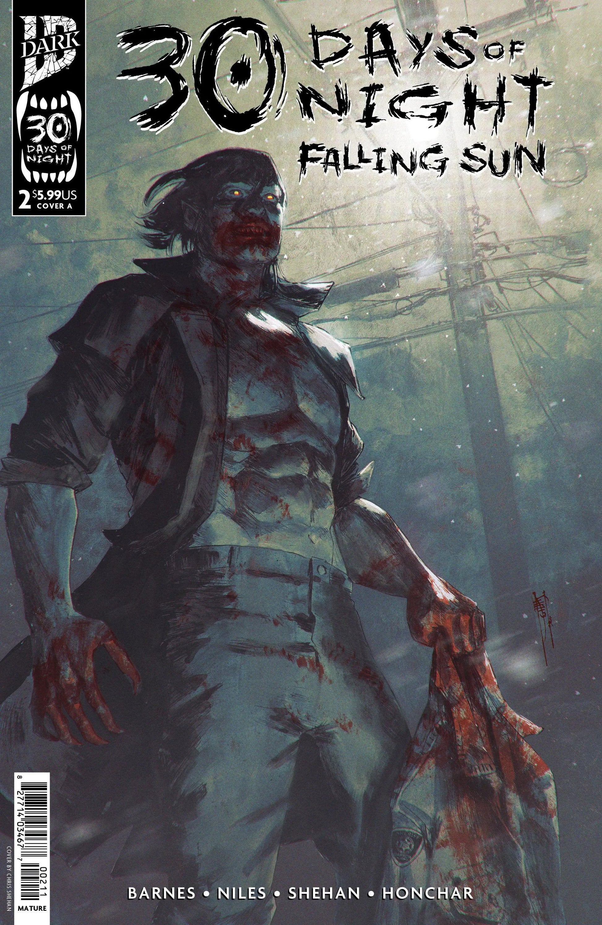 30 Days of Night: Falling Sun #2 Cover A (Shehan) IDW Publishing