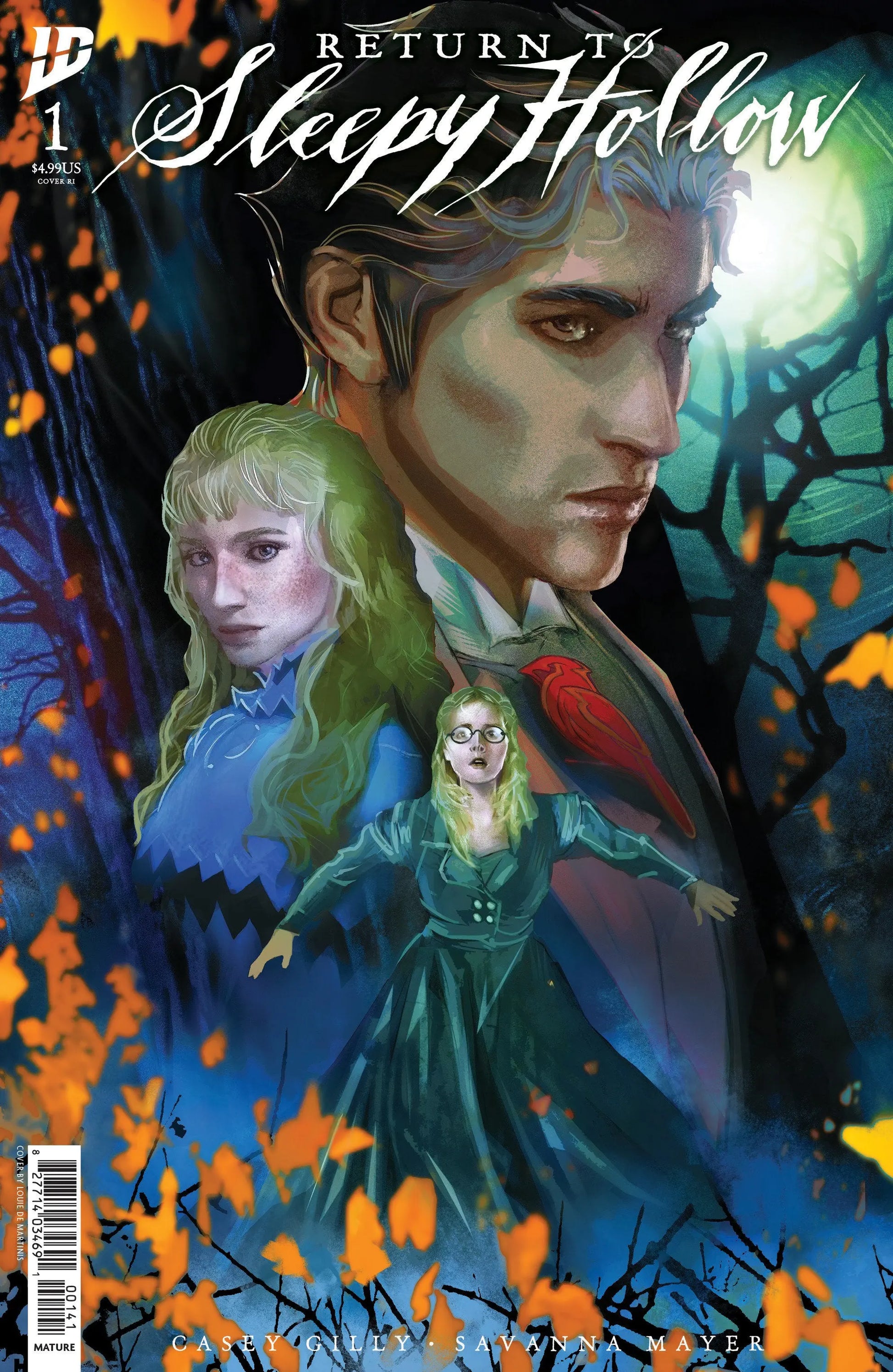 Return to Sleepy Hollow #1 Variant INCENTIVE (15) (De Martinis) 1:15 IDW Publishing