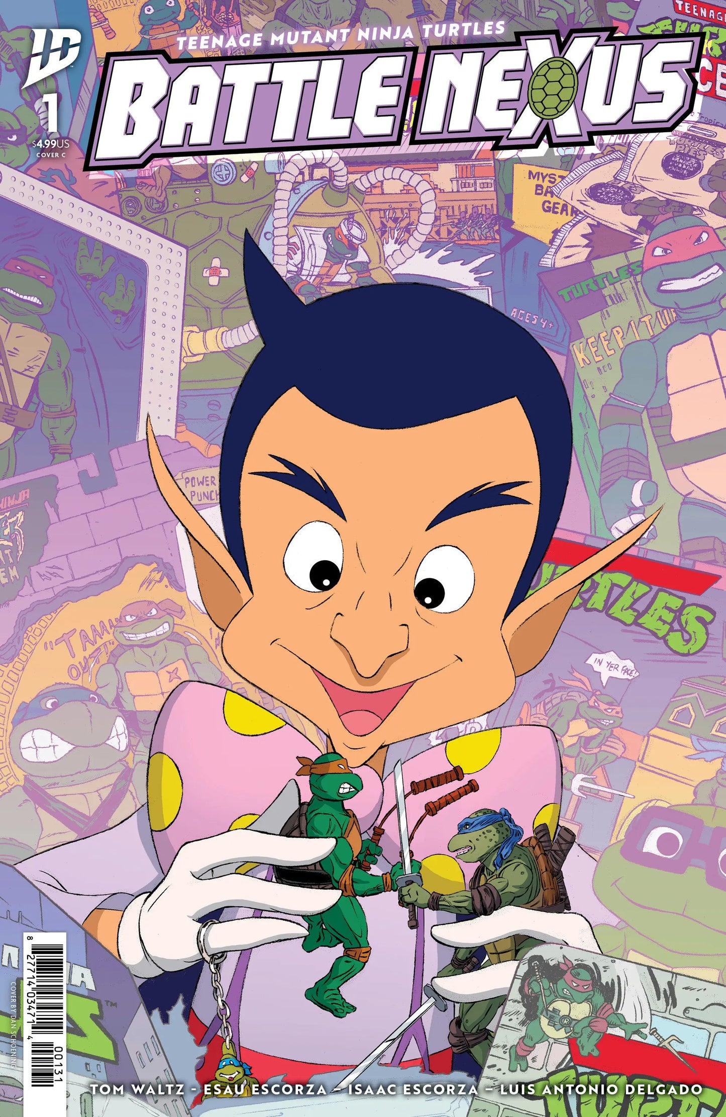 Teenage Mutant Ninja Turtles: Battle Nexus #1 Variant C (Schoening) IDW Publishing