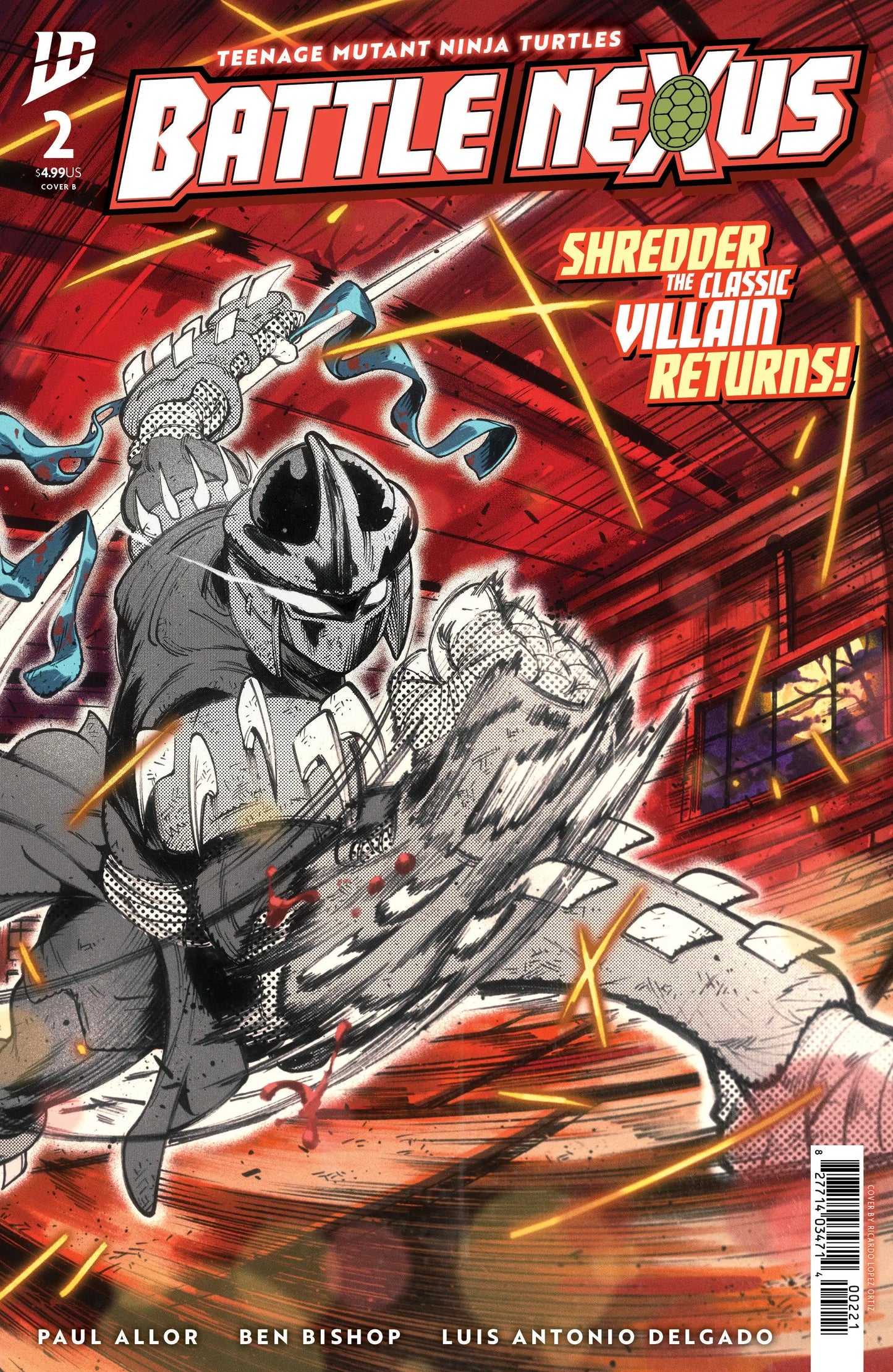 Teenage Mutant Ninja Turtles: Battle Nexus #2 Variant B (Ortiz) IDW Publishing