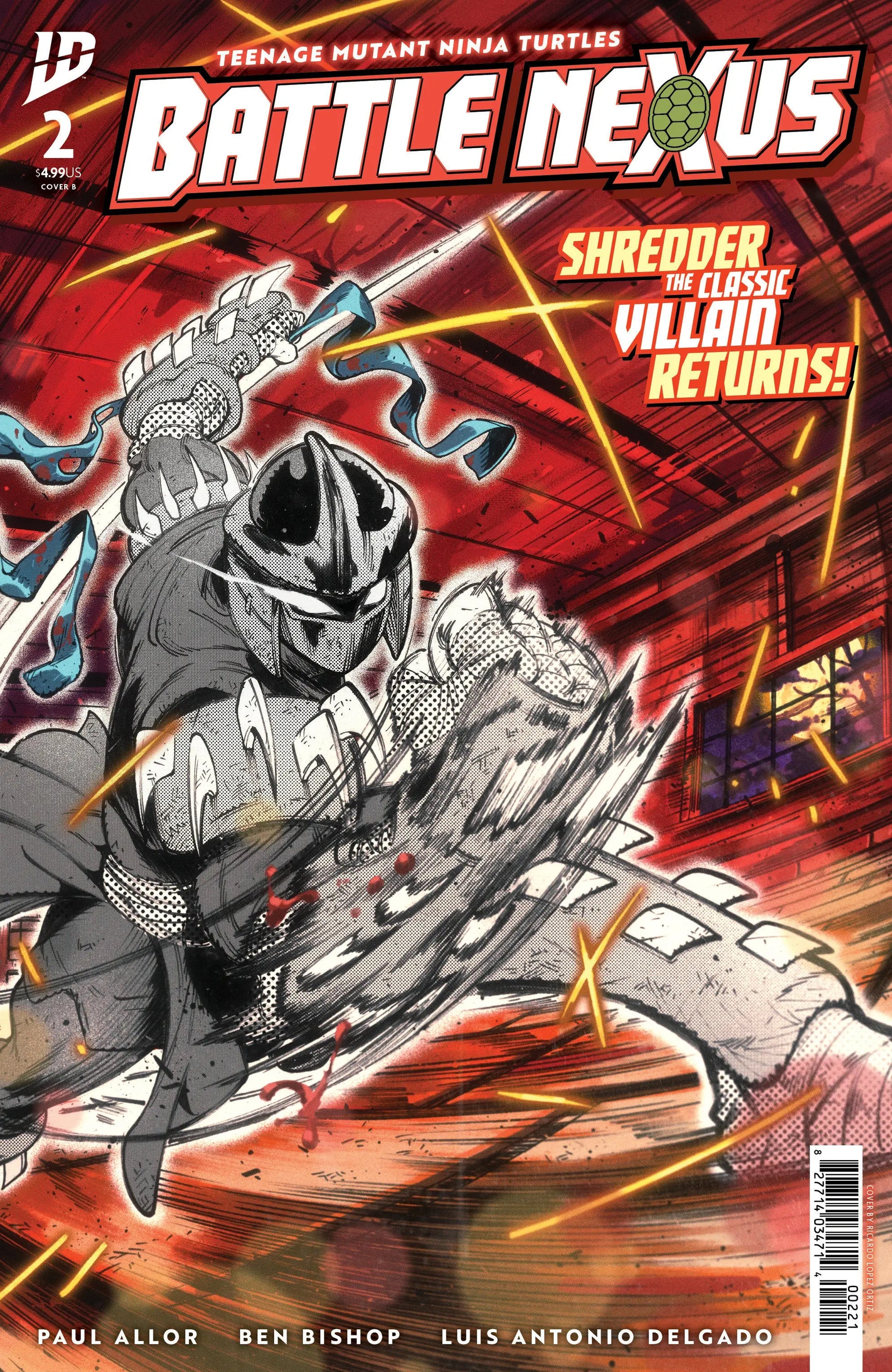 Teenage Mutant Ninja Turtles: Battle Nexus #2 Variant B (Ortiz) IDW Publishing