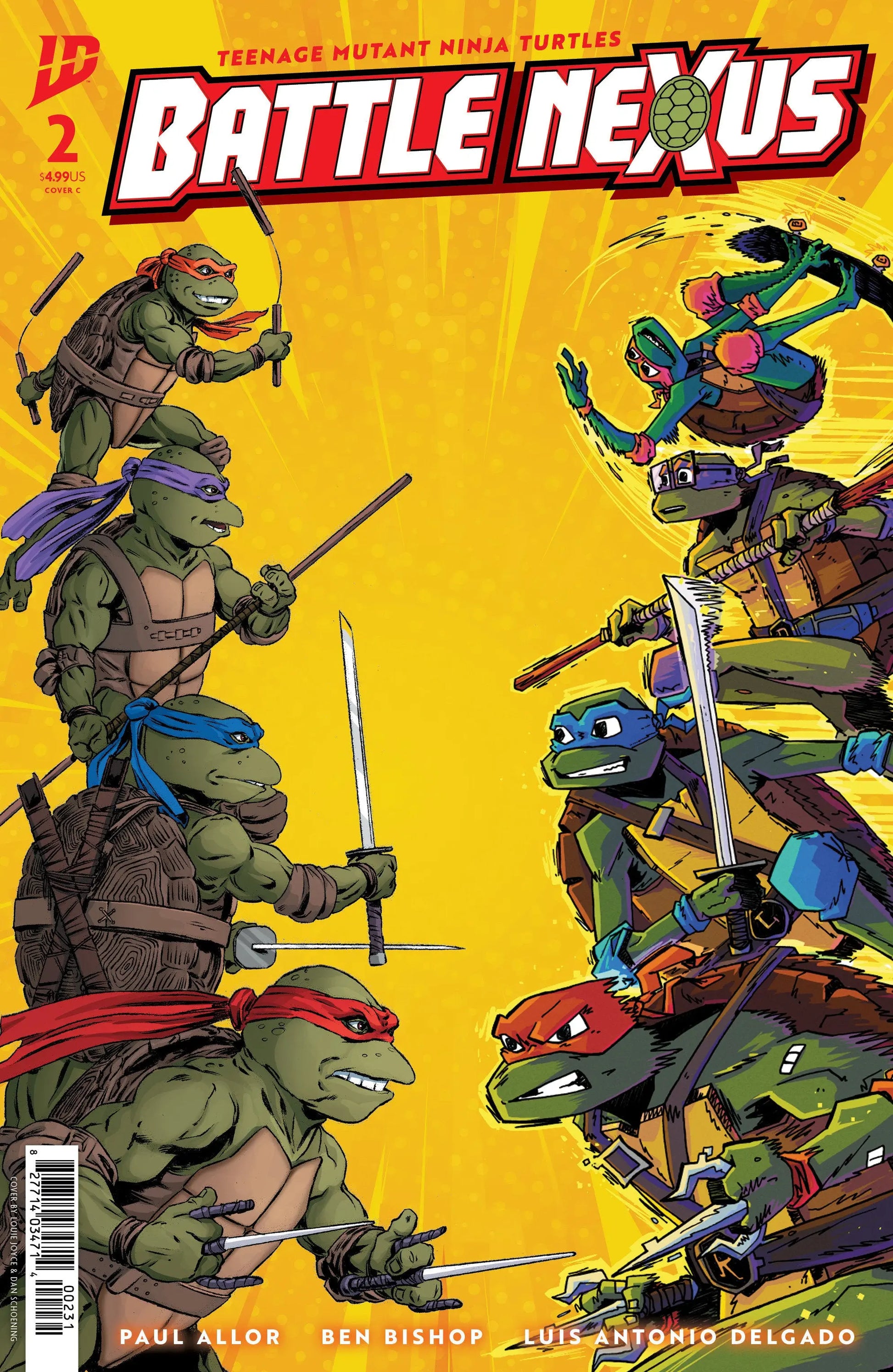 Teenage Mutant Ninja Turtles: Battle Nexus #2 Variant C (Joyce & Schoening) IDW Publishing