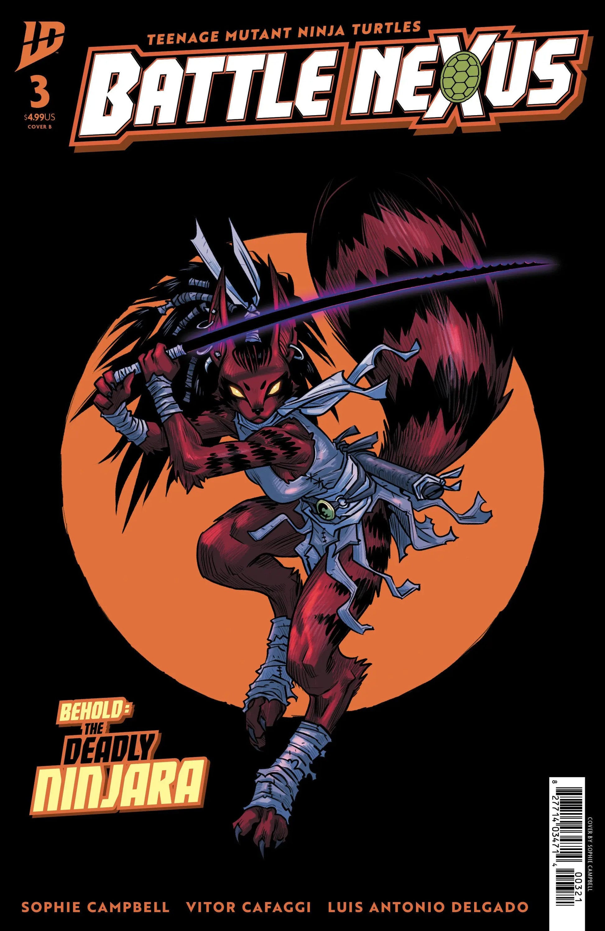 Teenage Mutant Ninja Turtles: Battle Nexus #3 Variant B (Campbell) IDW Publishing