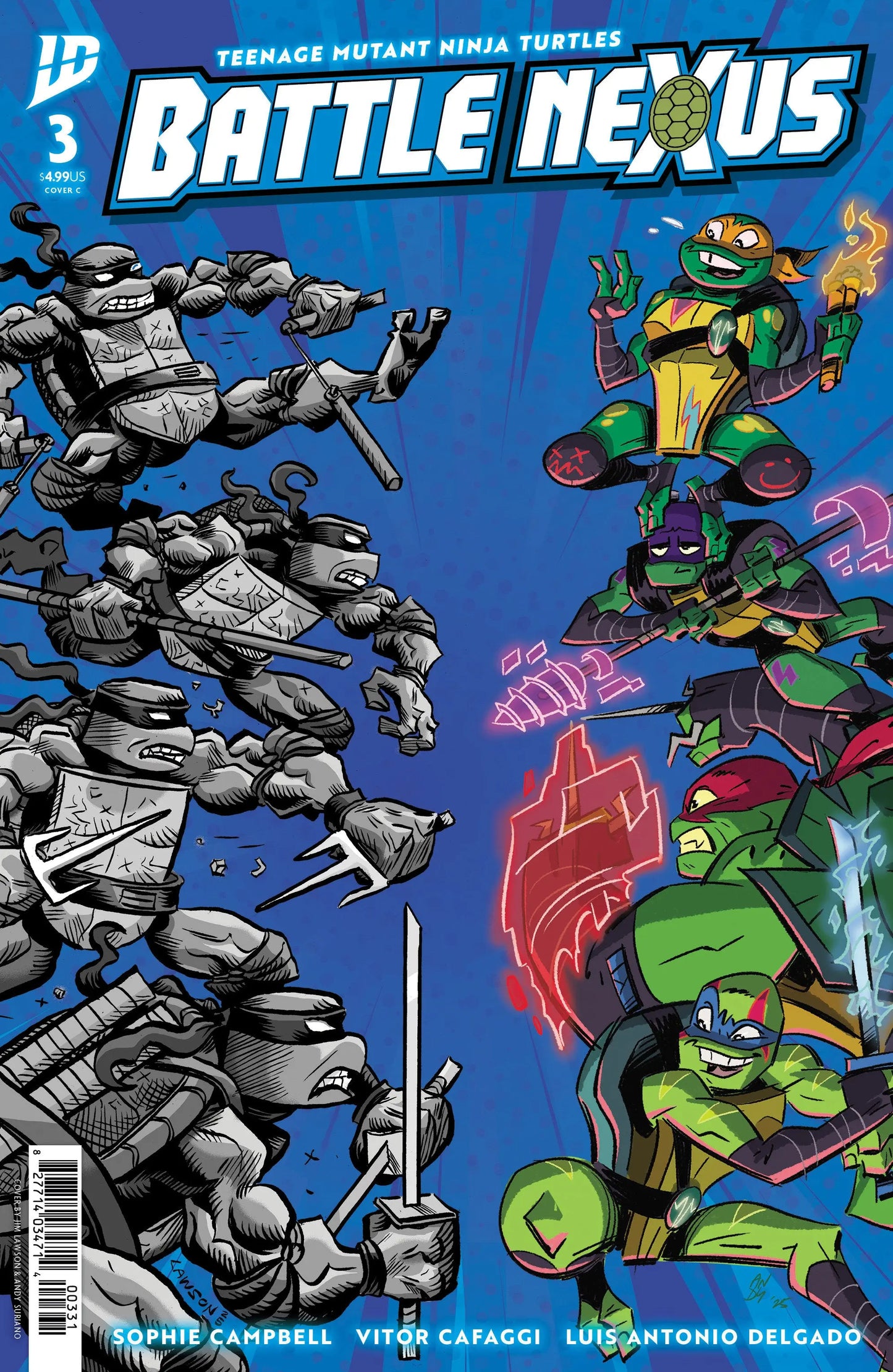 Teenage Mutant Ninja Turtles: Battle Nexus #3 Variant C (Lawson & Suriano) IDW Publishing