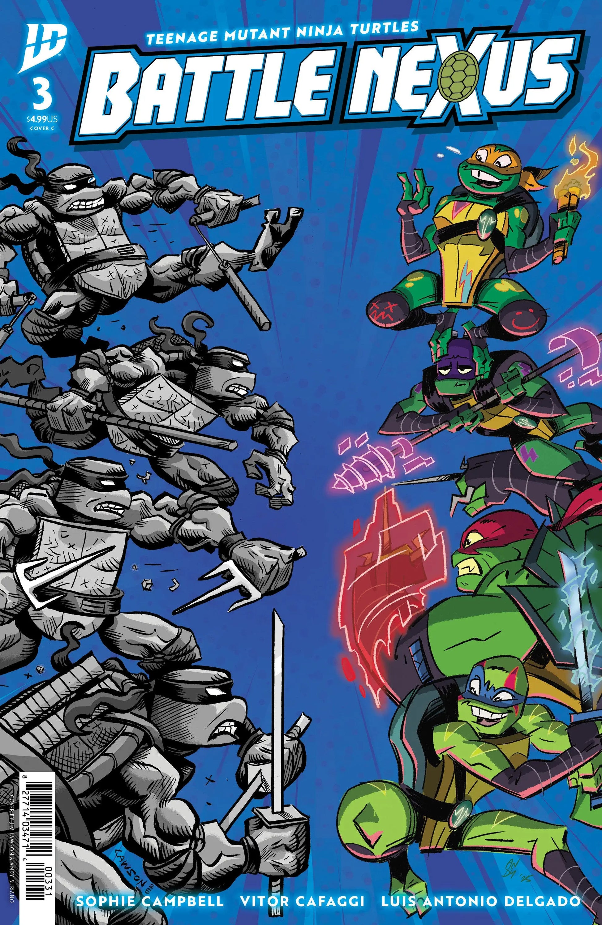 Teenage Mutant Ninja Turtles: Battle Nexus #3 Variant C (Lawson & Suriano) IDW Publishing