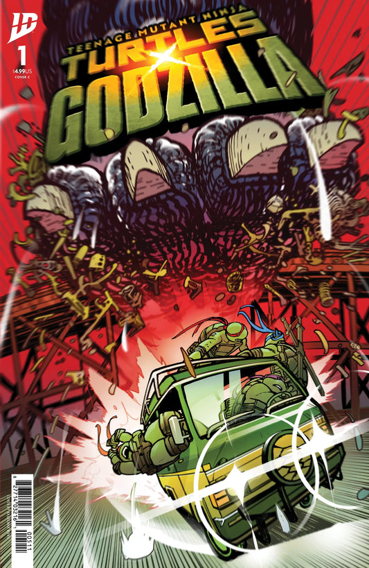 Teenage Mutant Ninja Turtles x Godzilla #1 Variant C (Rivas) IDW Publishing