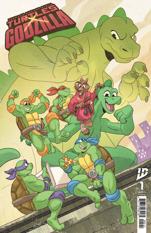 Teenage Mutant Ninja Turtles x Godzilla #1 Variant D (Galloway) IDW Publishing