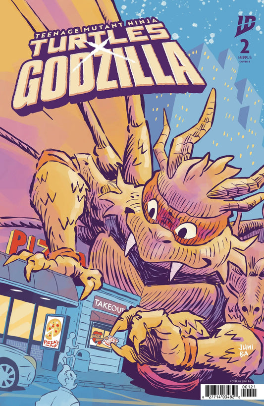 Teenage Mutant Ninja Turtles x Godzilla #2 Variant B (Ba) IDW Publishing