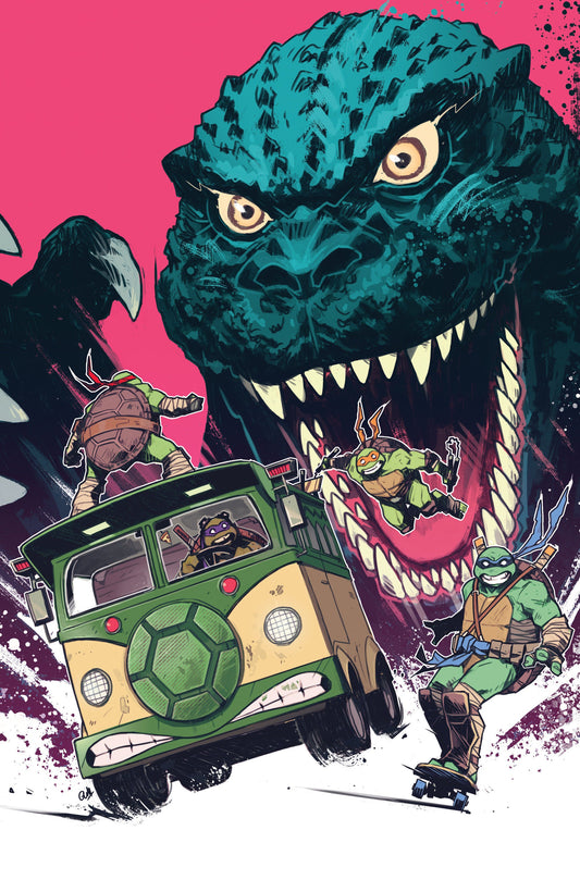 Teenage Mutant Ninja Turtles x Godzilla #3 Variant RI (25) (Wijngaard Full Art) 1:25 IDW Publishing
