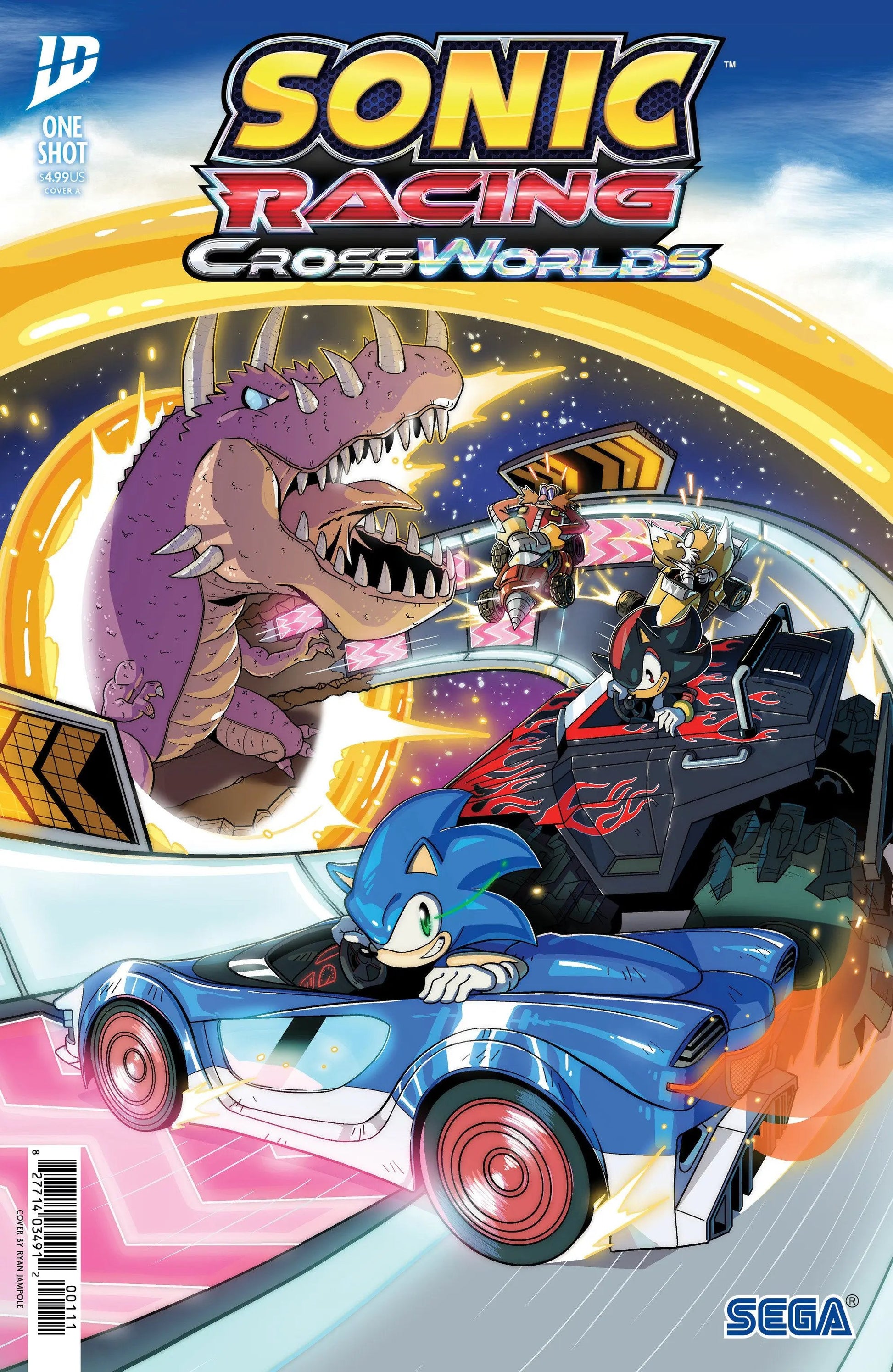 Sonic the Hedgehog: Sonic Racing CrossWorlds Cover A (Jampole) IDW Publishing