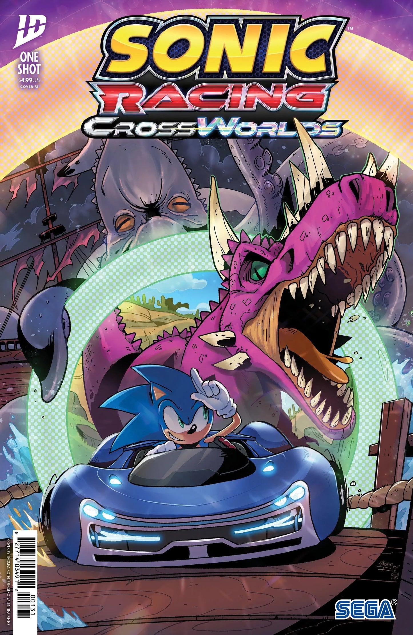 Sonic the Hedgehog: Sonic Racing CrossWorlds Variant RI (10) (Rothlisberger) 1:10 IDW Publishing