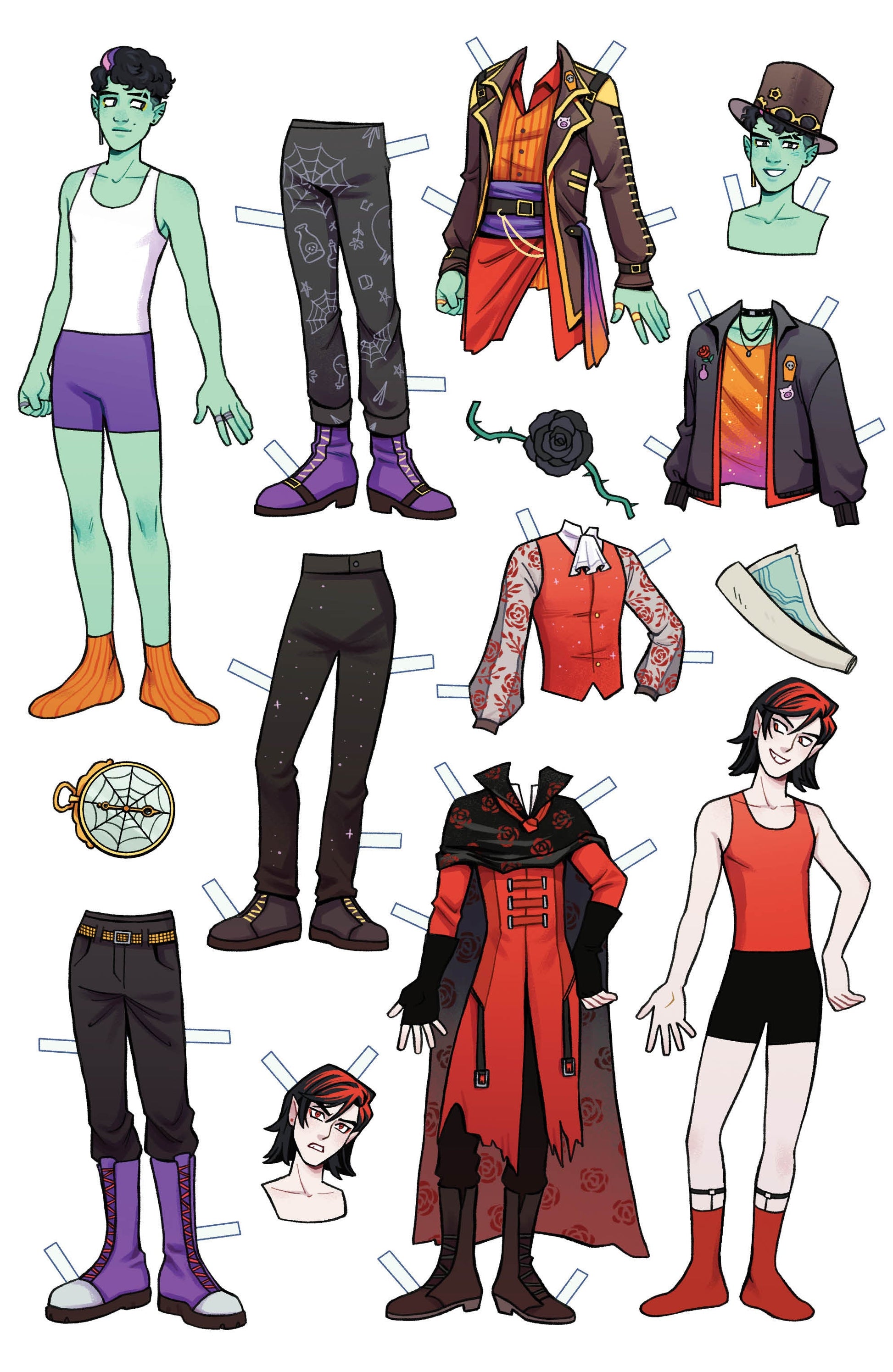 Monster High: Boomuda Triangle #1 Variant C (McCurdy Paper Doll Variant) IDW Publishing