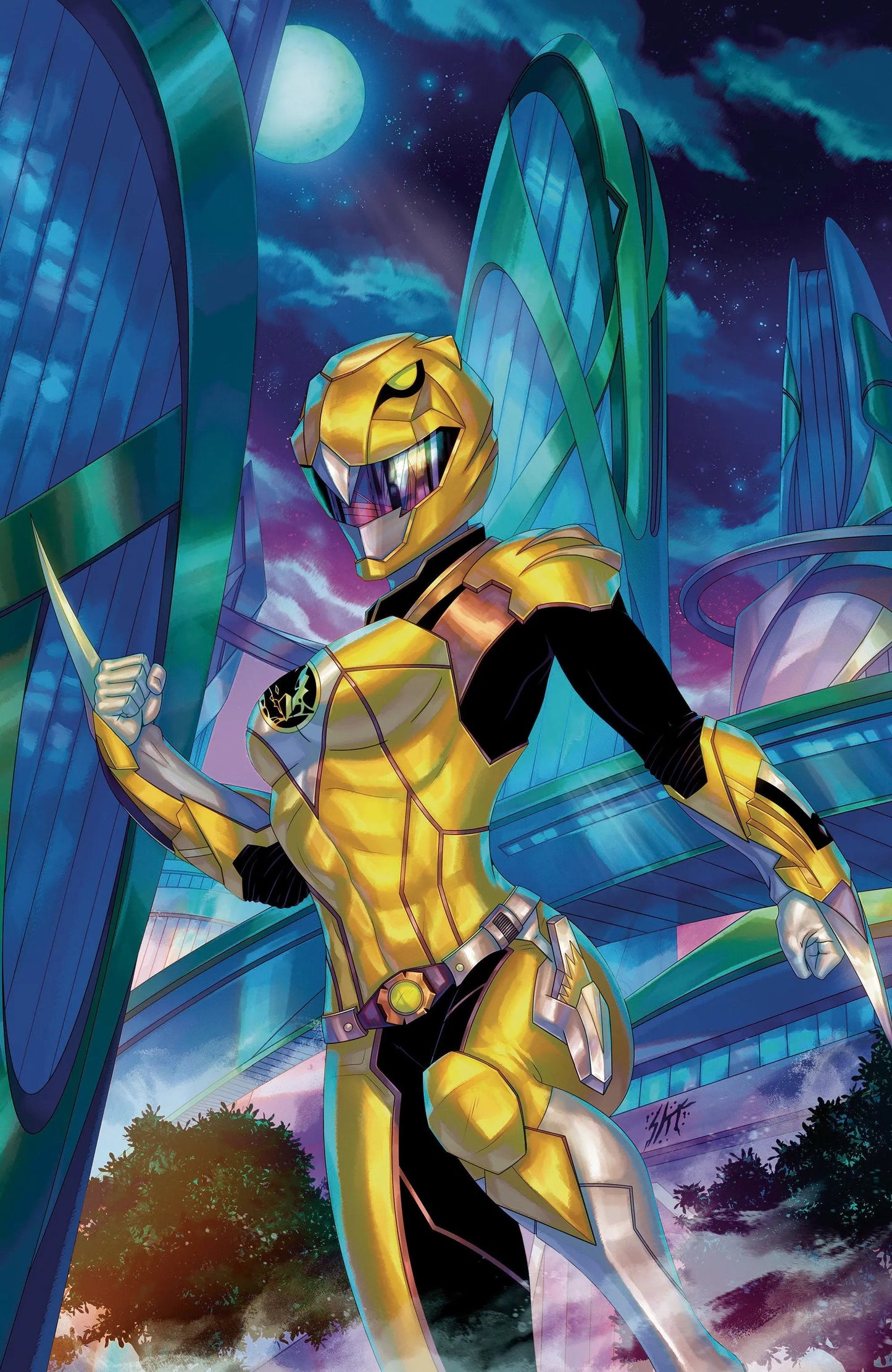 Power Rangers Prime #13 D 1:10 INCV (Full Art, Ellis) Boom Entertainment