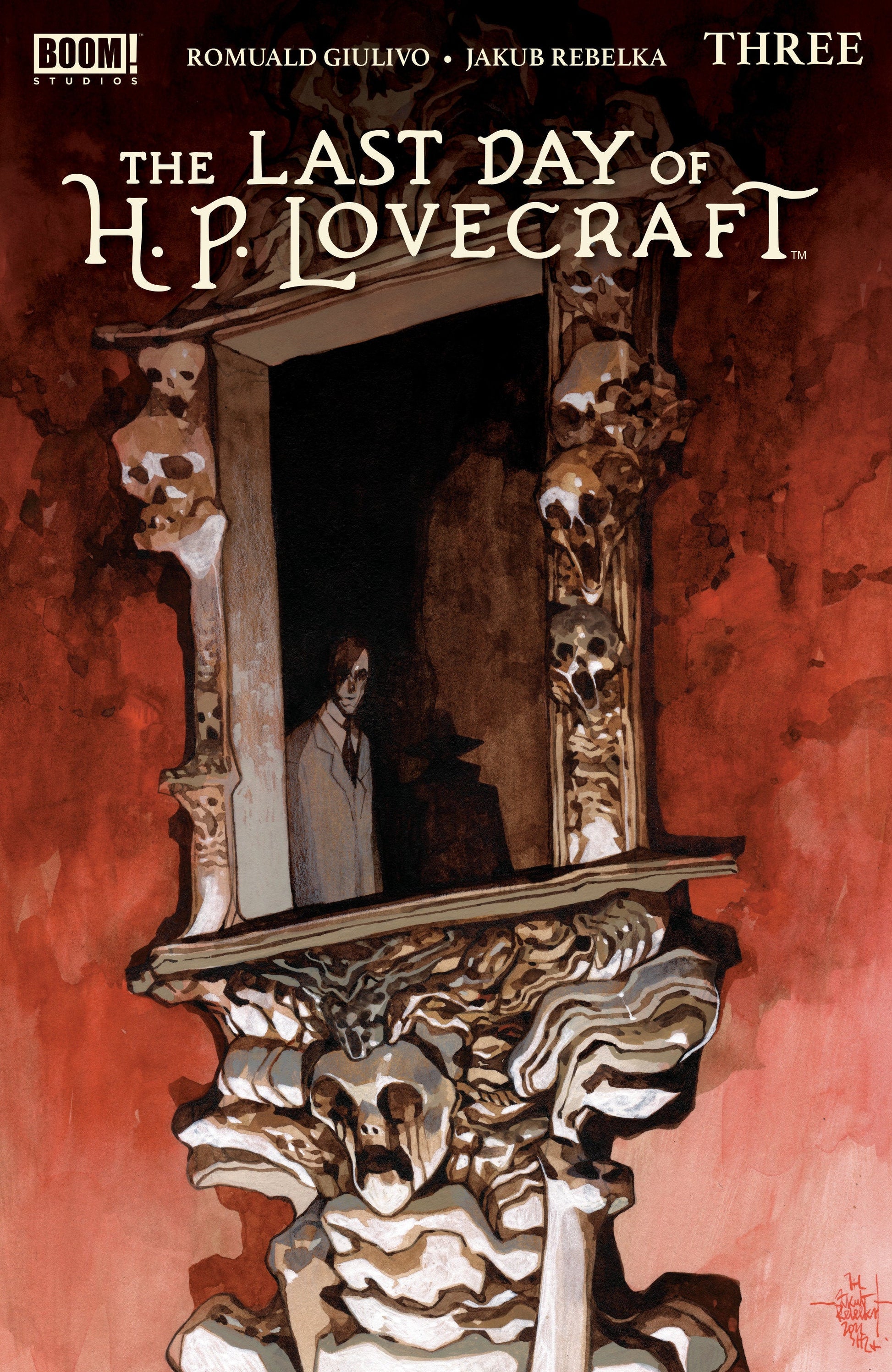 The Last Day of H.P. Lovecraft #3 A Main (Dressed, Rebelka) Boom Entertainment