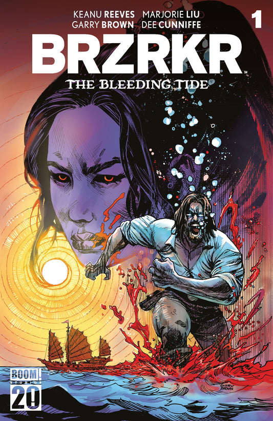 BRZRKR: The Bleeding Tide #1 D Variant (Dressed, Foil, Brown) Boom Entertainment