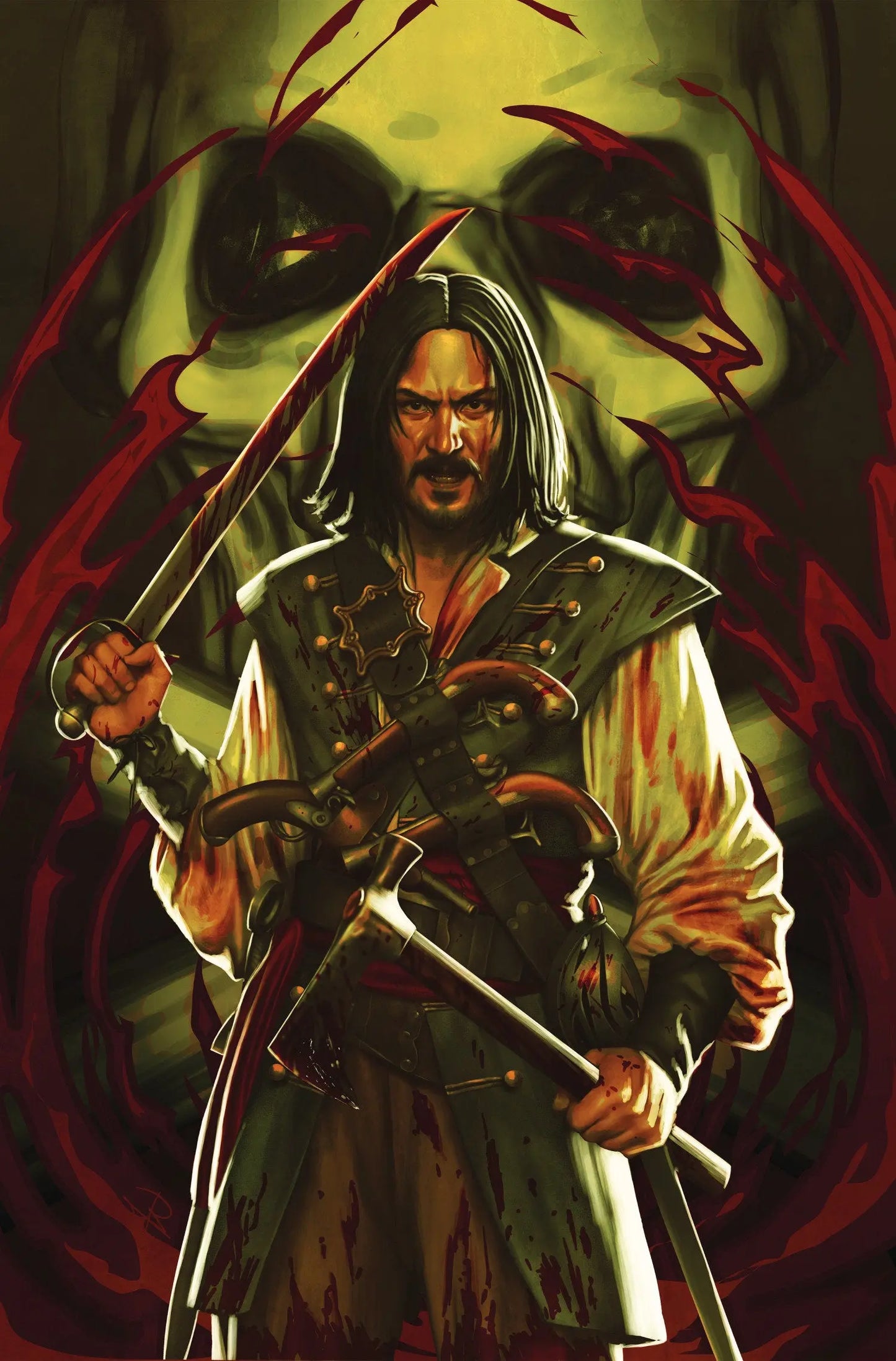 BRZRKR: The Bleeding Tide #1 F 1:10 INCV (Full Art, Puebla) Boom Entertainment