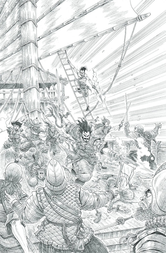 BRZRKR: The Bleeding Tide #1 H 1:25 INCV (Full Art, Stokoe) Boom Entertainment