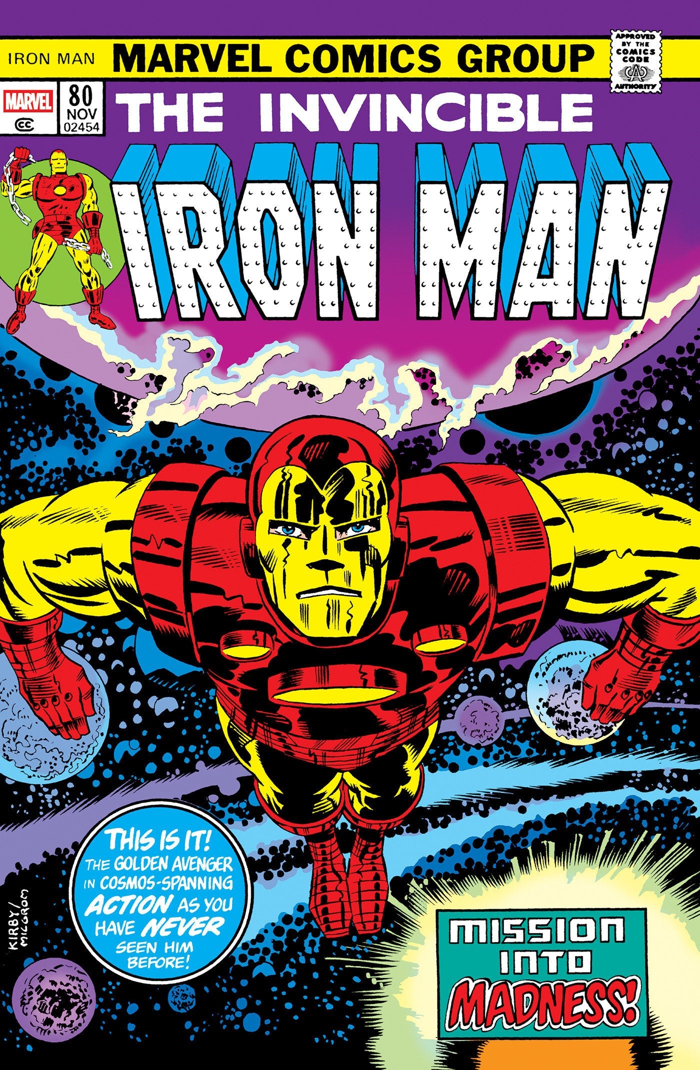 The Invincible Iron Man Omnibus Vol. 4 Jack Kirby Cover [DM Only] Marvel