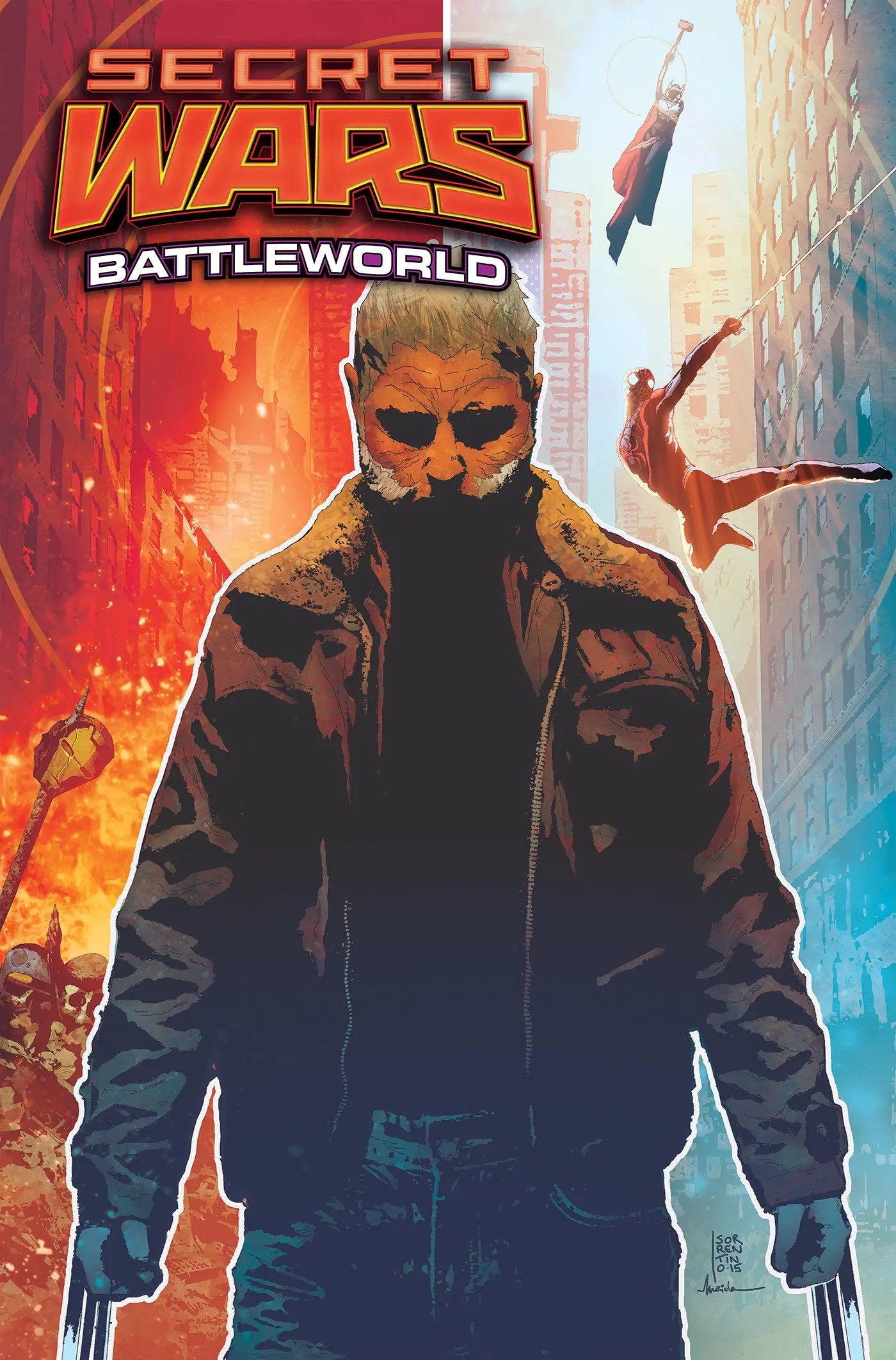 Secret Wars: Battleworld Omnibus Vol. 3 Andrea Sorrentino Cover [DM Only] Marvel