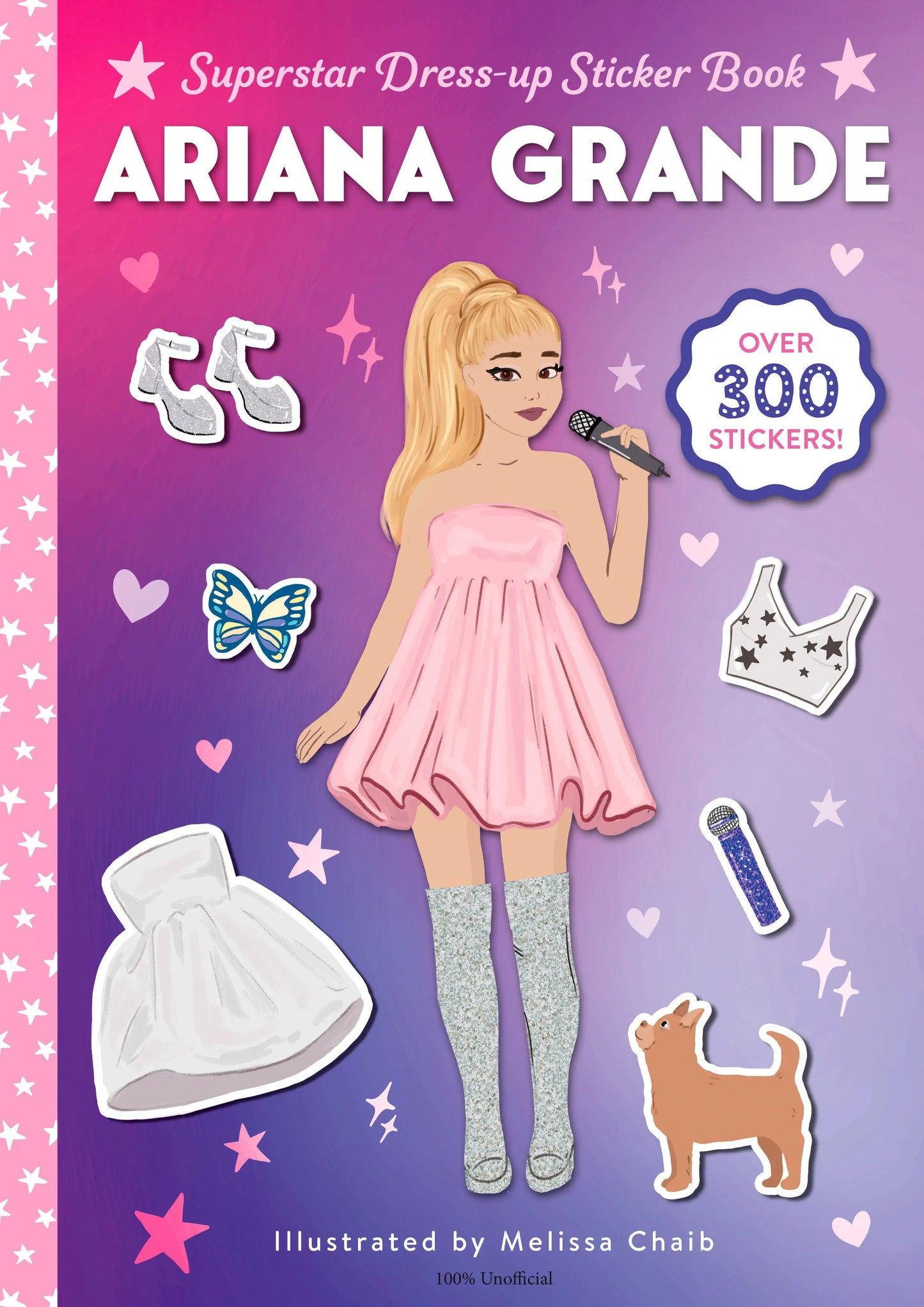 Ariana Grande Superstar Dress-Up Sticker Book Random House Children's Books
