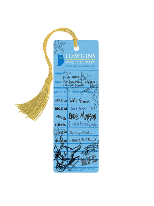 Stranger Things: Hawkins Public Library Bookmark Out of Print