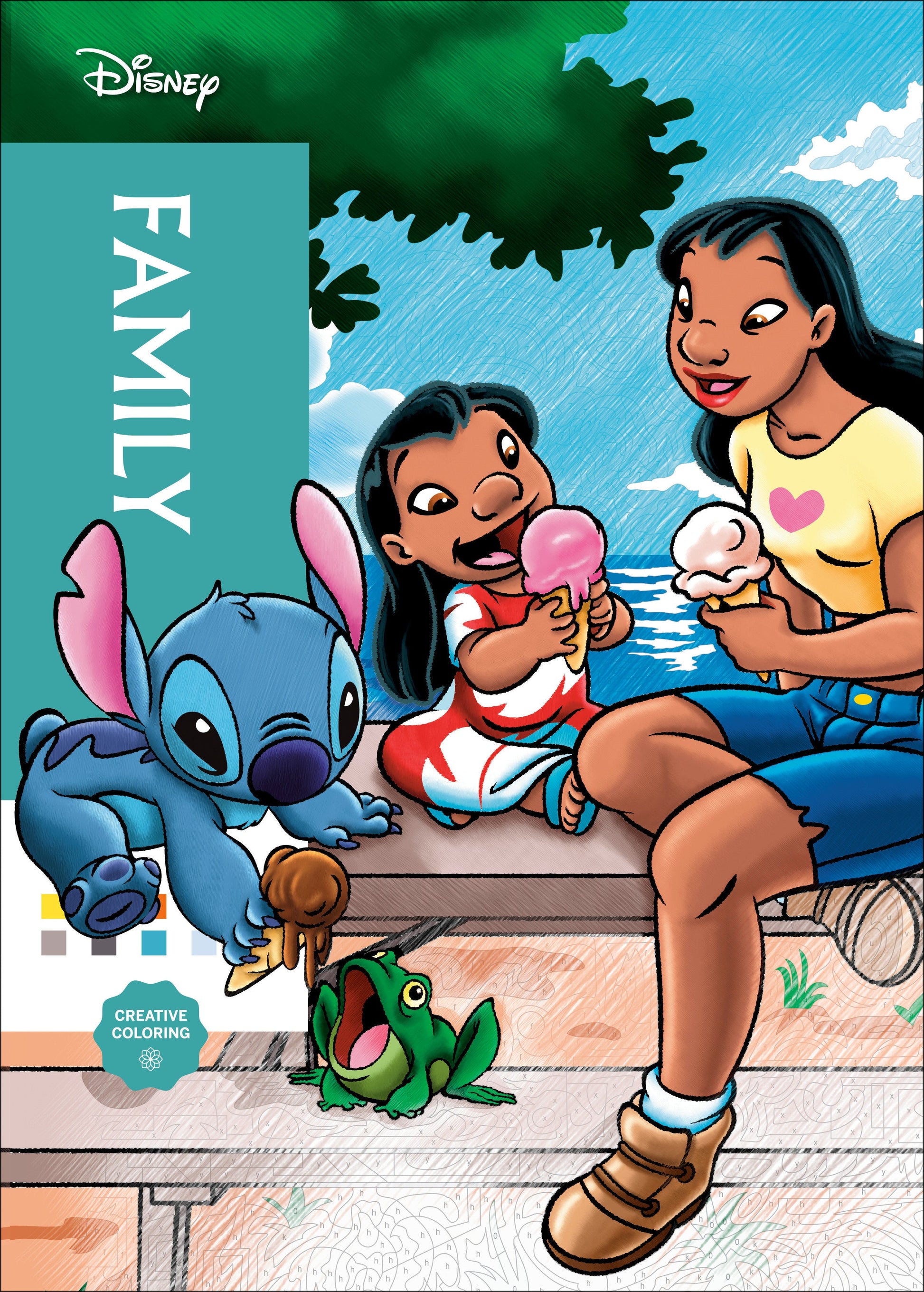 Disney Mystery Coloring: Family Random House Worlds