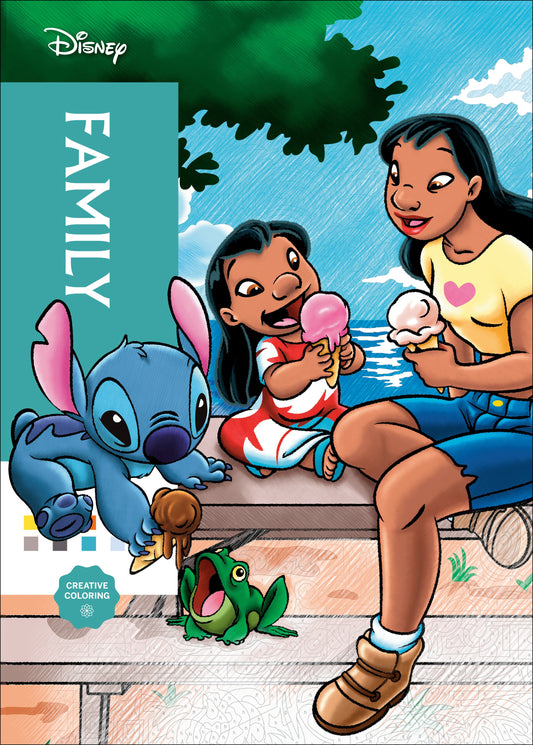 Disney Mystery Coloring: Family Random House Worlds