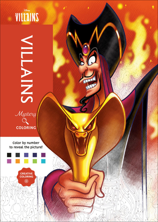 Disney Mystery Coloring: Disney Villains Random House Worlds