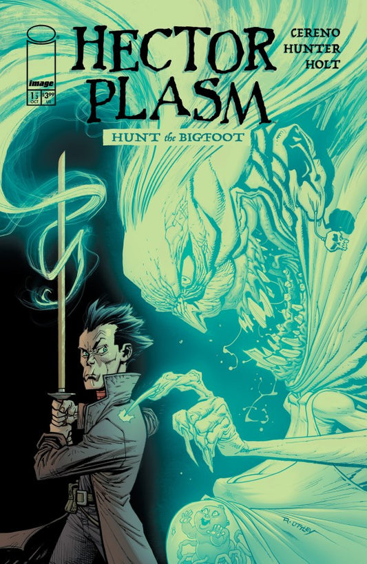 HECTOR PLASM HUNT THE BIGFOOT #1 (OF 3) CVR F INCENTIVE 1:50 RYAN OTTLEY GREEN ECTO FOIL VAR (MR) Image Comics