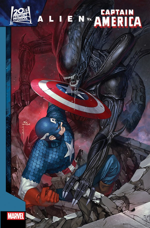 ALIEN VS. CAPTAIN AMERICA #1 INHYUK LEE VARIANT Marvel