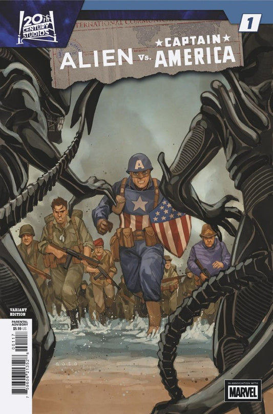 ALIEN VS. CAPTAIN AMERICA #1 PHIL NOTO INCENTIVE VARIANT 1:50 Marvel