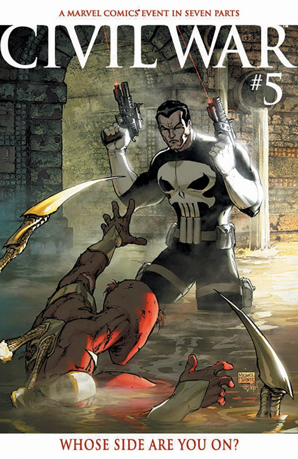 CIVIL WAR #5 FACSIMILE EDITION MICHAEL TURNER FOIL VARIANT Marvel