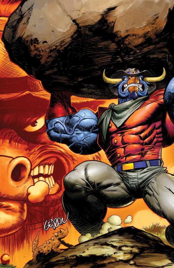 WILD WEST COW-BOYS OF MOO MESA #3 (OF 4) CVR D INC 1:10 JUAN GEDEON FULL ART VAR Oni Press